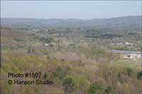Bennington, VT - View from the Monument to the North - Green Mountains, VT